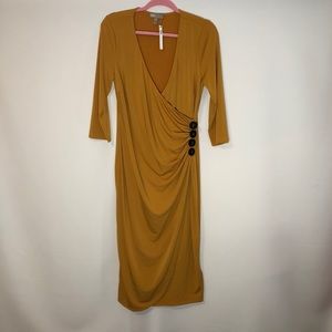 ASOS Design Ruched Midi Dress